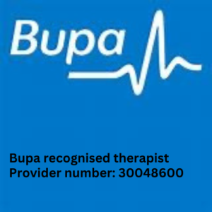 Bupa recognised therapist